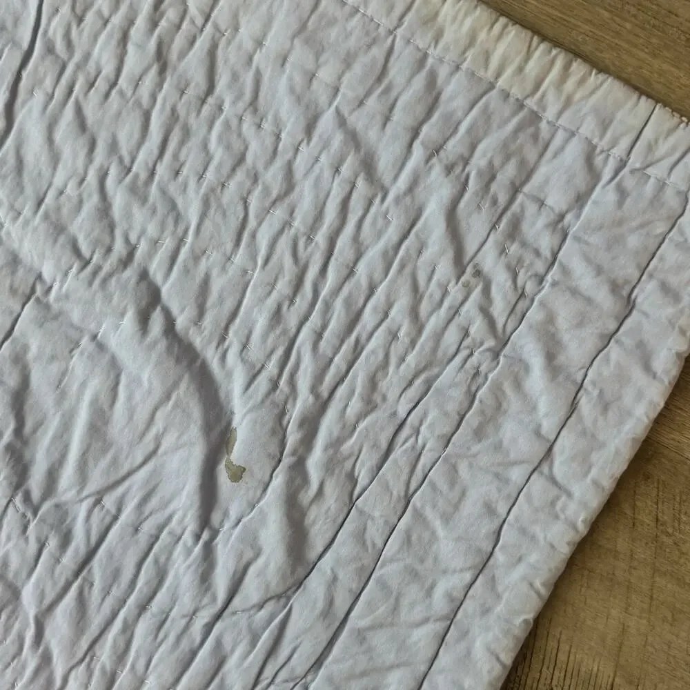 Full Pottery Barn Kids Baseball Field Cotton Corduroy Quilt Home Run Appliqué